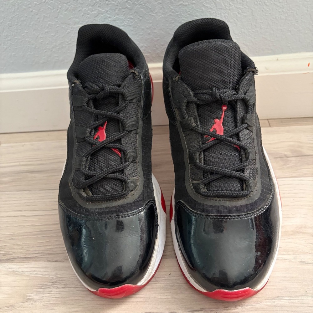 Jordan CMFT 11 Low Bred Black Red White Sneakers DN4180-060 Mens 7